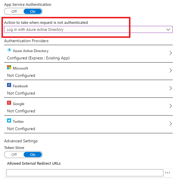 Figure 9.4 – Enforcing Azure AD login
