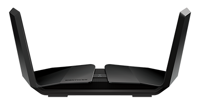 Figure 4: The Netgear Nighthawk AX12 has a fancy design, but there’s a standard Wi-Fi 6 gateway inside.