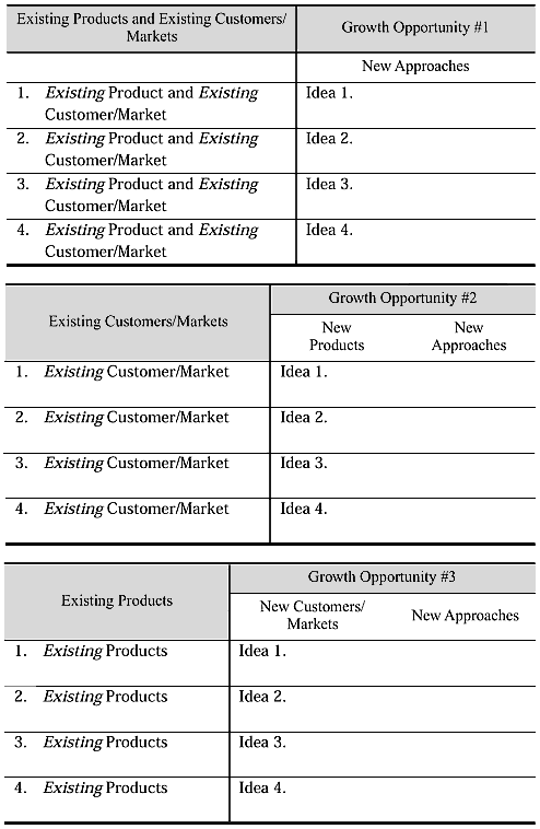 Growth Opportunity Tools
