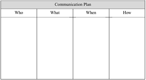 Exhibit 11.6 Change Communication Plan