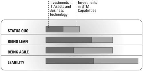 IT/Business Technology and BTM Capability Investment Levels