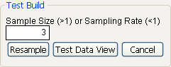 The Test Build Panel