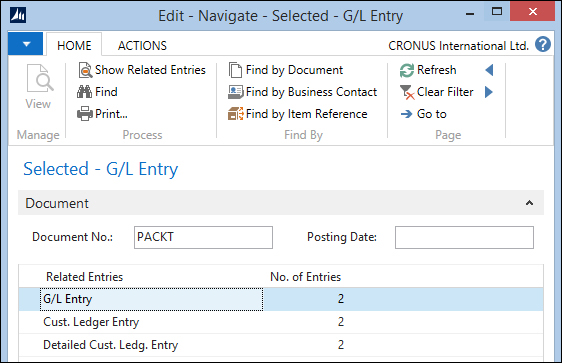 Advanced entries