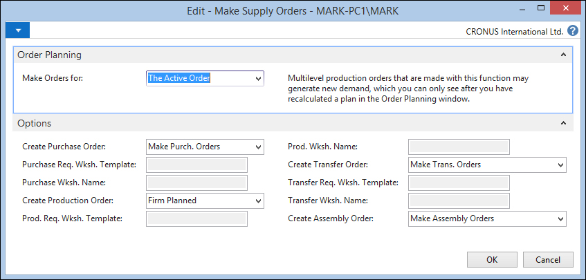 Purchase orders