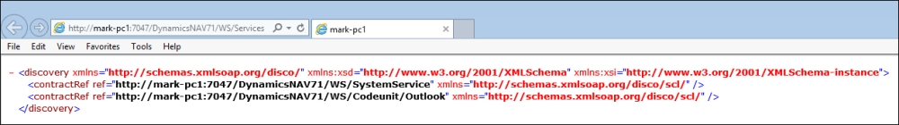 Consuming a Microsoft Dynamics NAV web service