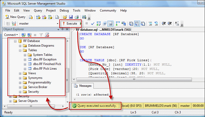 The RF database