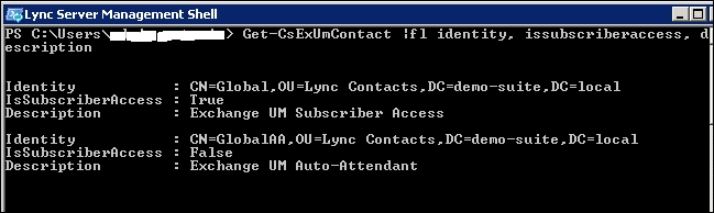 Running the Lync Unified Messaging configuration tool