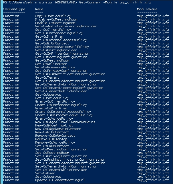 Using Lync Online cmdlets