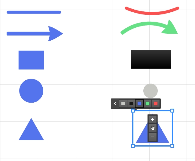 Editing shapes