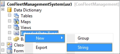 Creating extended data types