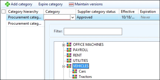 Marking a vendor as a vehicle service provider