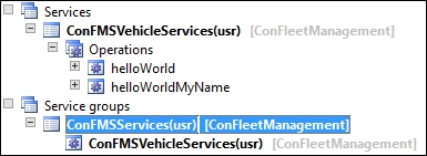 Creating the service class and service