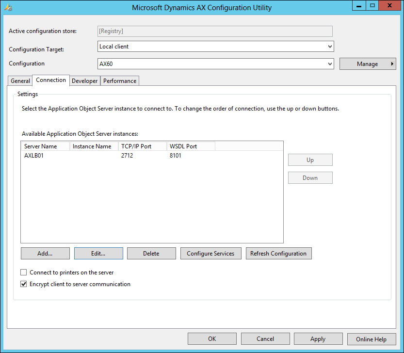 Adding a dedicated load balancer