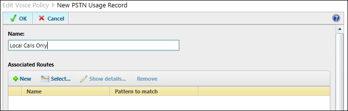 PSTN usage records