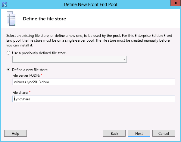 Preparing and publishing the Lync topology