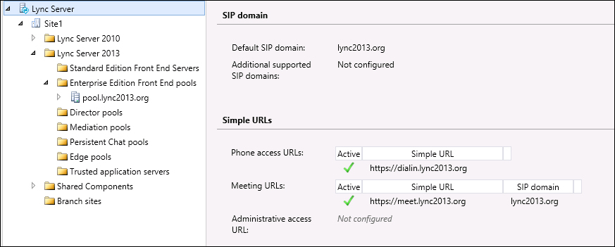 Preparing and publishing the Lync topology