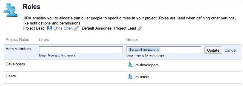 Assigning project role members