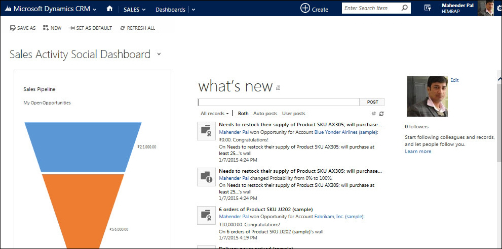 Getting Started with Microsoft Dynamics CRM 2015