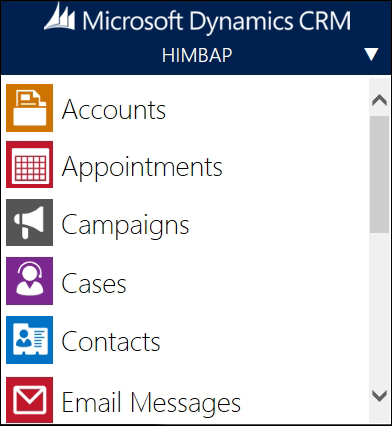 Accessing CRM using mobiles