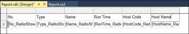 Creating a List Report