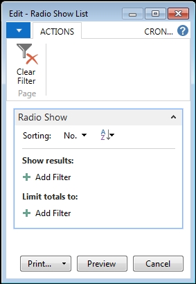 Creating a List Report