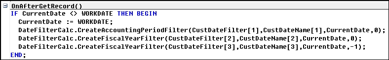 Codeunit 358 – Date FilterCalc