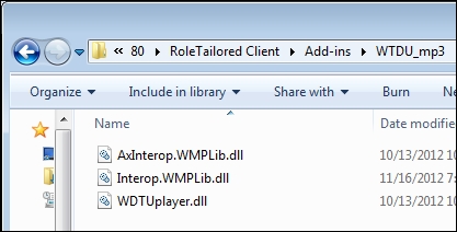 WDTU Client Add-in