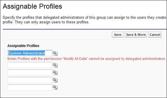 Using delegated administration