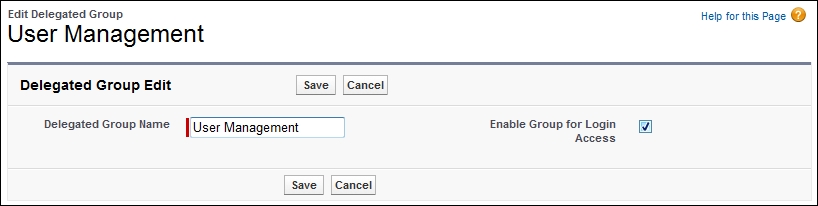 Using delegated administration