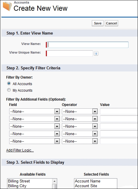 List views