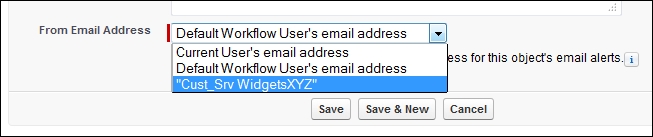 Organization-wide e-mail addresses