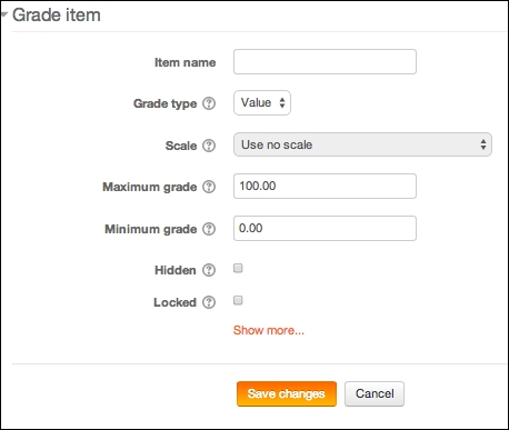 Adding additional grading directly into the Gradebook