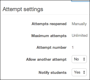 Grading an assignment with outcomes