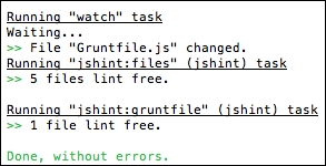 Testing the contrib-watch Configuration