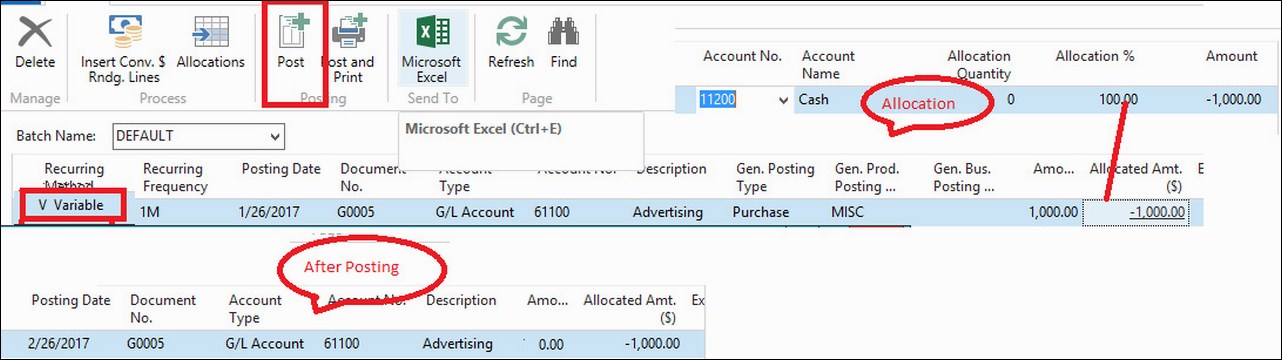 Allocations