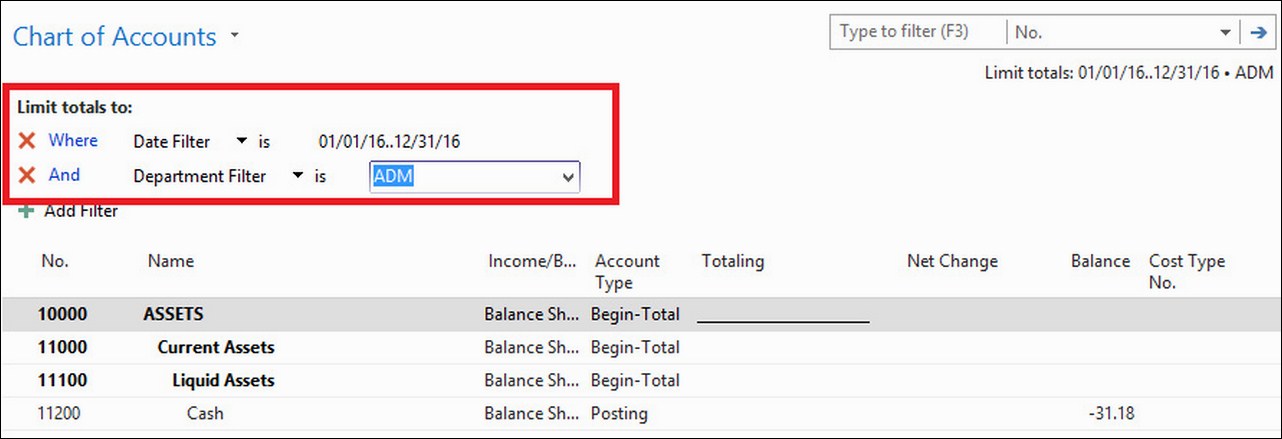 Applying flowfilters on pages