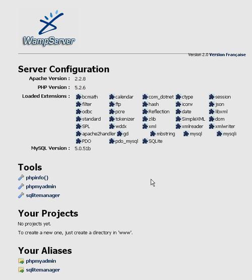 Setting WAMP server