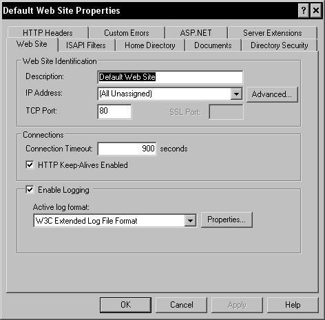 Configuring IIS on Windows XP