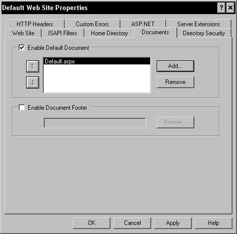 Configuring IIS on Windows XP