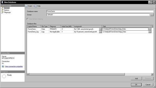 Creating the membership database