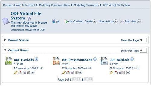 Converting Microsoft Office documents to ODF