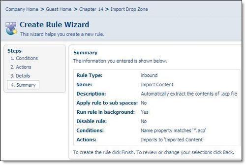 Using business rules to import data