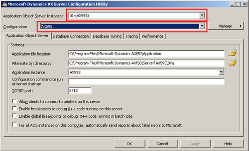 Application file backup