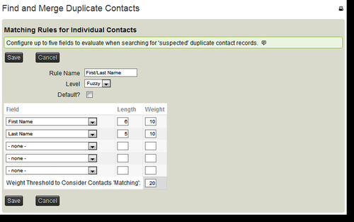 Finding and merging duplicates