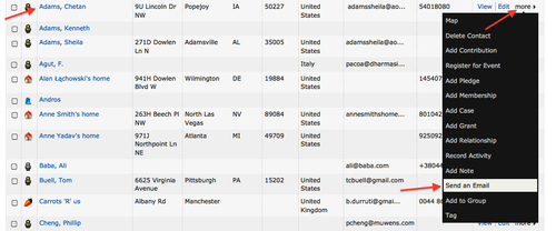 E-mailing using CiviCRM