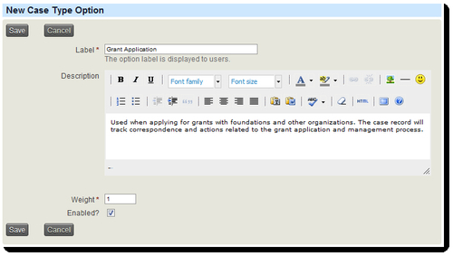 Configuring cases