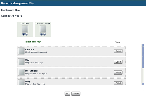 Configuring site page navigation