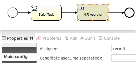 Time for action – creating our first process in Activiti