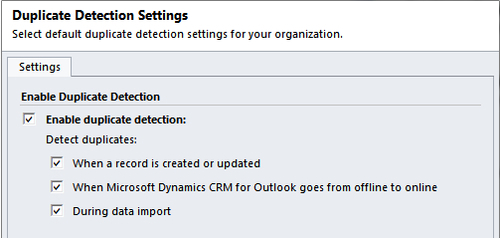 Duplicate data detection