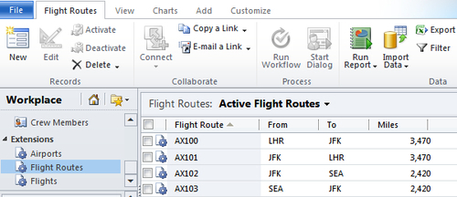 Data import using Data Map